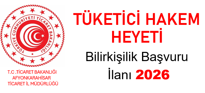 Tüketici Hakem Heyeti Bilirkişilik İlanı 2026